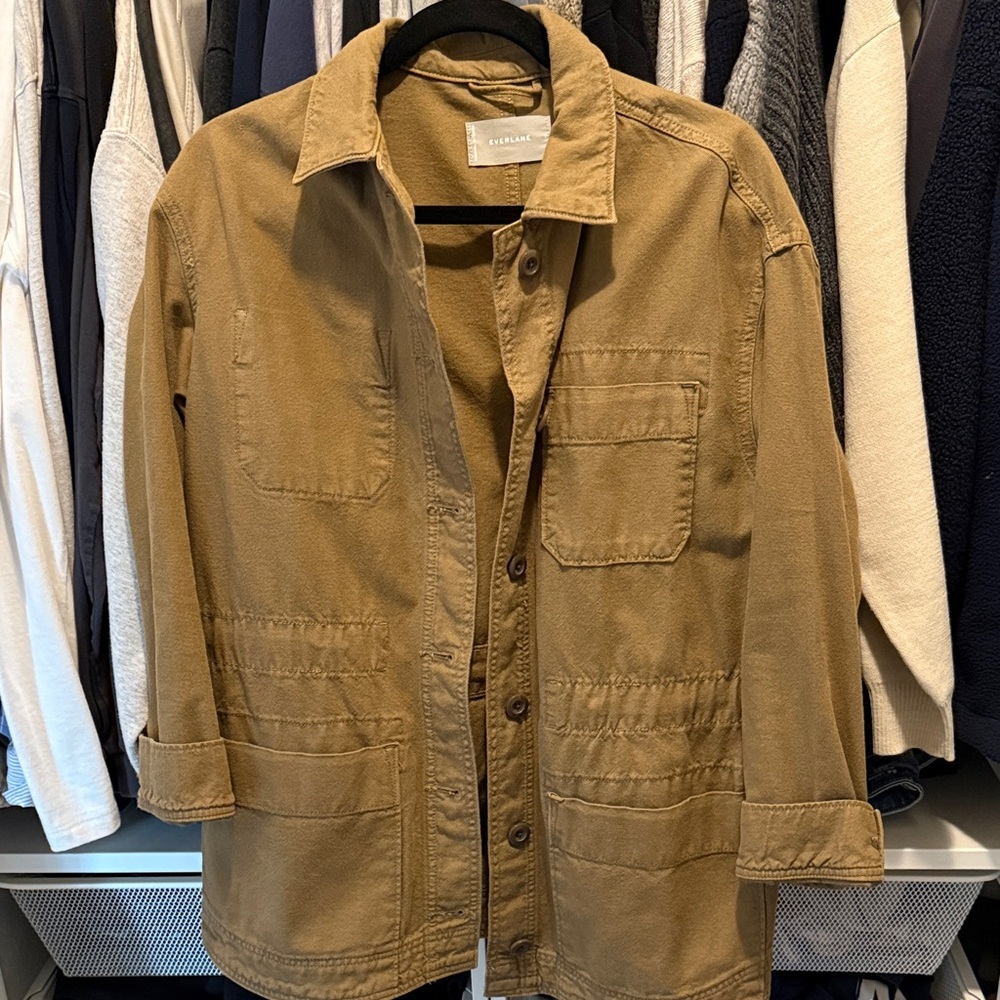 Everlane tan chore jacket